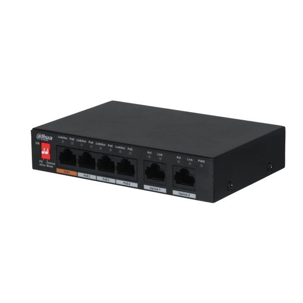 Imagen 1 del producto “DAHUA PFS3006-4ET-60 SWITCH POE DE 6 PTO NB - ”
