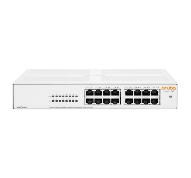 Imagen 1 del producto “Switch HPE Instant On 1430 Gigabit Ethernet - 16 puertos Plug and Play (R8R47A) ”