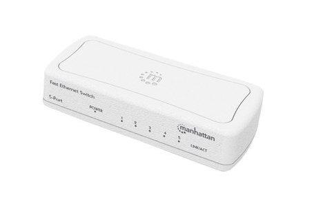 Imagen 1 del producto “Switch MANHATTAN 560672 - Color blanco, 5 ”