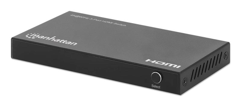 Imagen 1 del producto “Switch HDMI de 3 puertos 4K (208222) MANHATTAN - ”