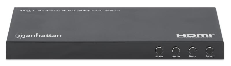 Imagen 1 del producto “Switch Multiviewer HDMI de 4 puertos 4K (208406) MANHATTAN - ”