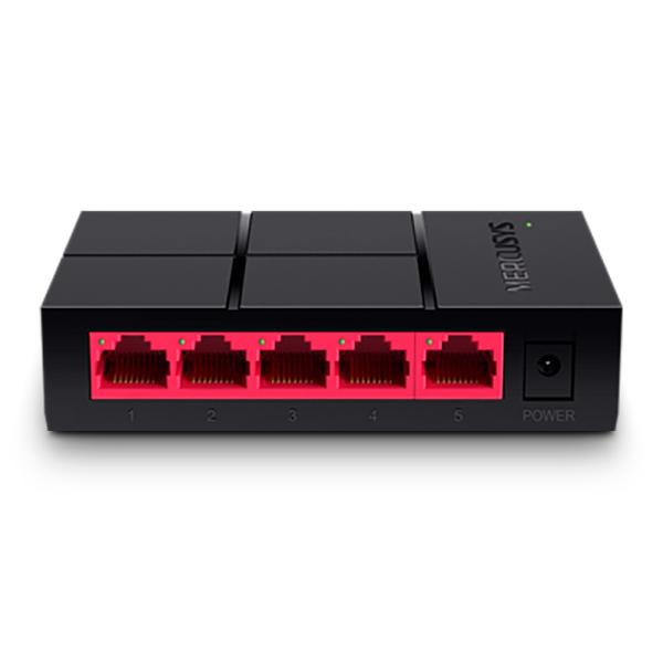 Imagen 1 del producto “SWITCH MERCUSYS MS105G 5 PUERTOS 10/100/1000MBPS DE DISEÑO COMPACTO Y CONFIGURACIÓN PLUG AND PLAY - ”