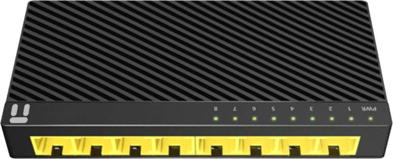 Imagen 1 del producto “Switch NETIS modelo ST3108GC - 8 puertos Gigabit Switch de escritorio con Seguro de conector incorporado, No administrable ”
