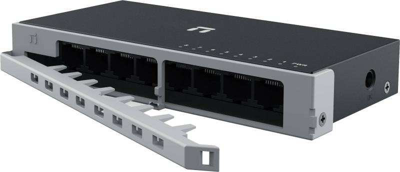 Imagen 1 del producto “Switch NETIS modelo ST108D - 8 puertos 10/100Mbps, Switch de escritorio, carcasa metálica con Seguro de conector incorporado, No administrable ”