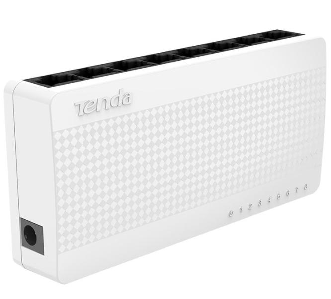 Imagen 1 del producto “Switch TENDA S108 - Color blanco, 4, 2 W ”