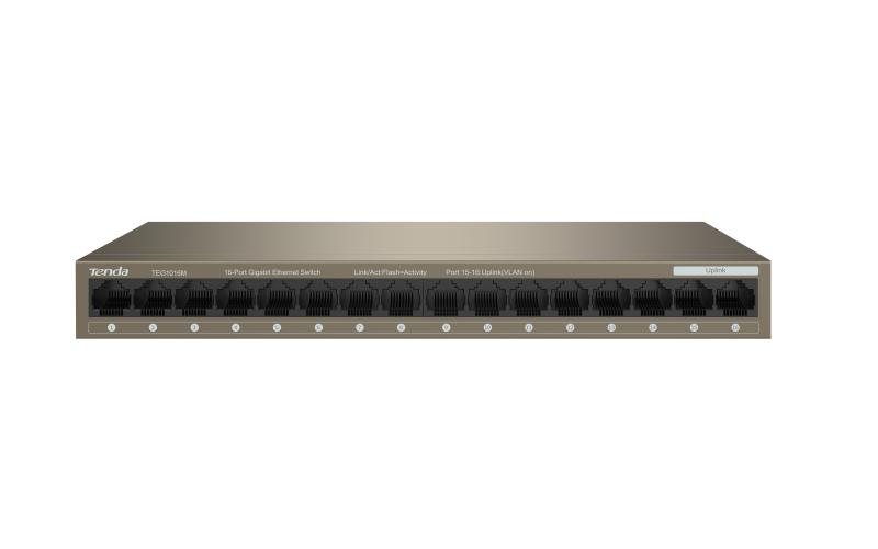 Imagen 1 del producto “Switch GIGABIT TENDA TEG1016M 16 Puertos - ”