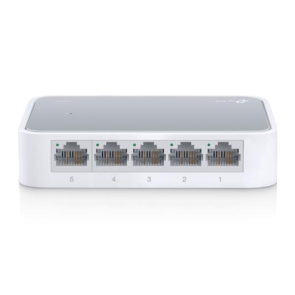 Imagen 1 del producto “Switch de sobremesa con 5 puertos a 10/100 Mbps TL-SF1005D - ”