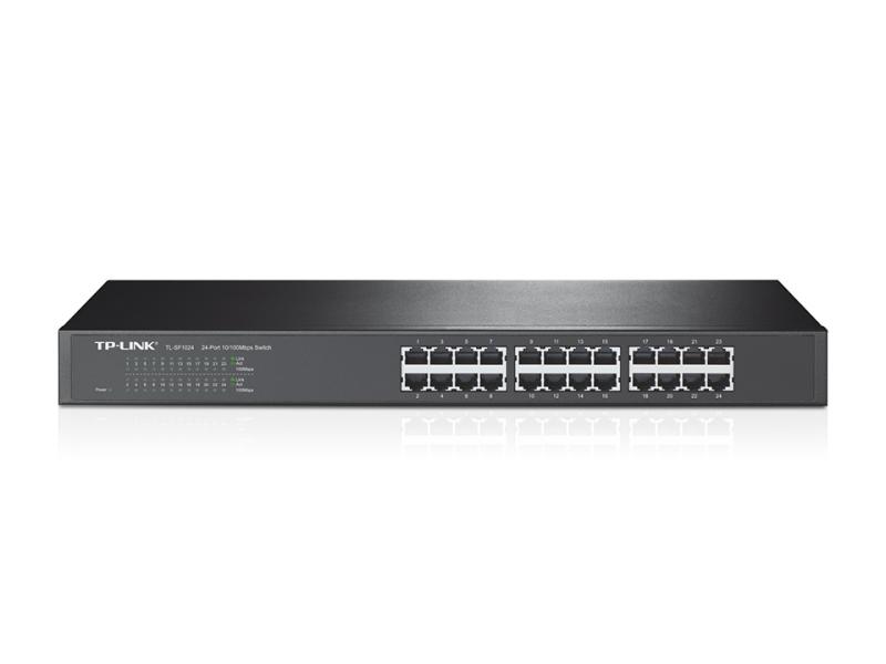 Imagen 1 del producto “Switch TP-LINK TL-SF1024 - Negro, 24, 10/100 Base-T(X) ”