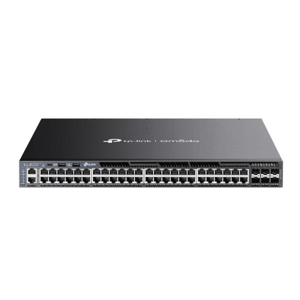 Imagen 1 del producto “Conmutador PoE+ administrado L3 apilable Gigabit de 48 puertos Omada con 6 ranuras 10G - ”