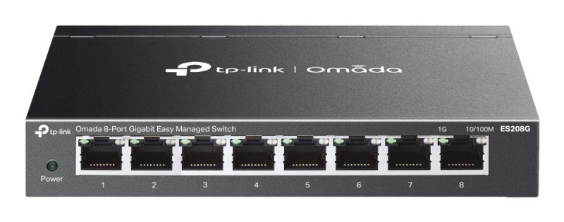 Imagen 1 del producto “Switch administrable OMADA  Gigabit  (ES208G) 8 puertos RJ45 de 10/100/1000 Mbps. Negociación automática/MDI/MDIX automático - ”