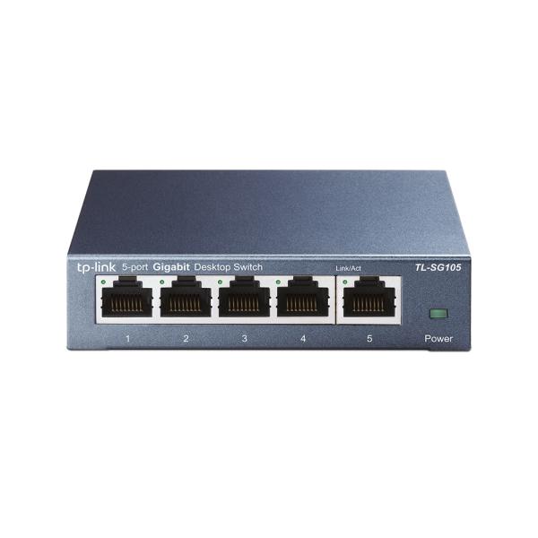 Imagen 1 del producto “Switch TP-LINK TL-SG105 - Negro, 5, 10/100/1000 Base-T(X) ”