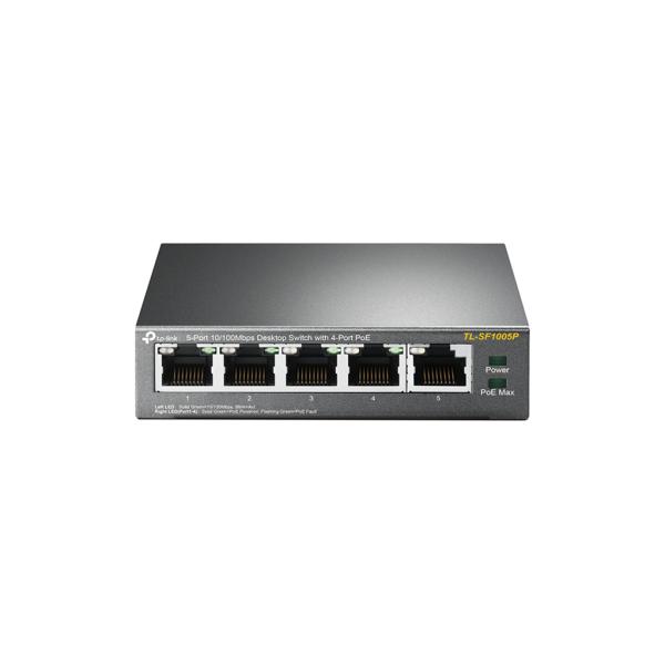 Imagen 1 del producto “Switch de sobremesa con 5 puertos a 10/100 Mbps PoE - ”