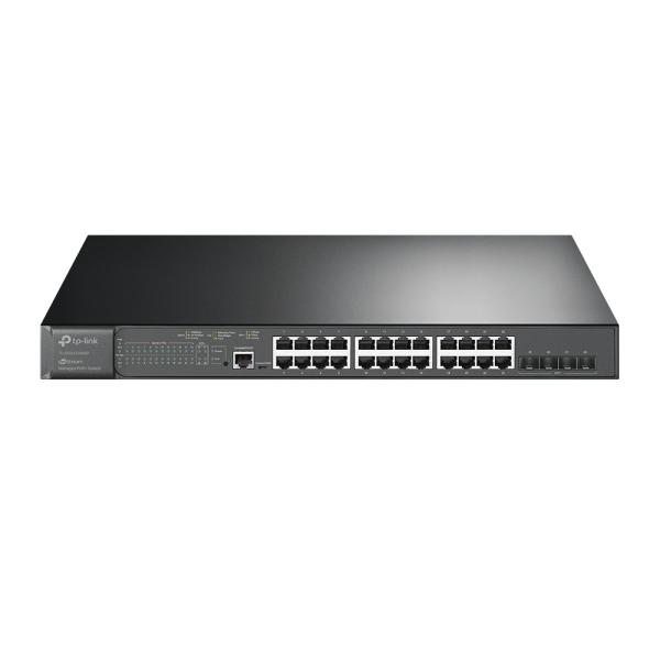 Imagen 1 del producto “Switch JetStream  Gigabit TP-Link Administrable L2 SG3428XMP de (24) puertos 10/100/1000 Mbps y (4) 10 GE SFP +L2+con  POE - ”