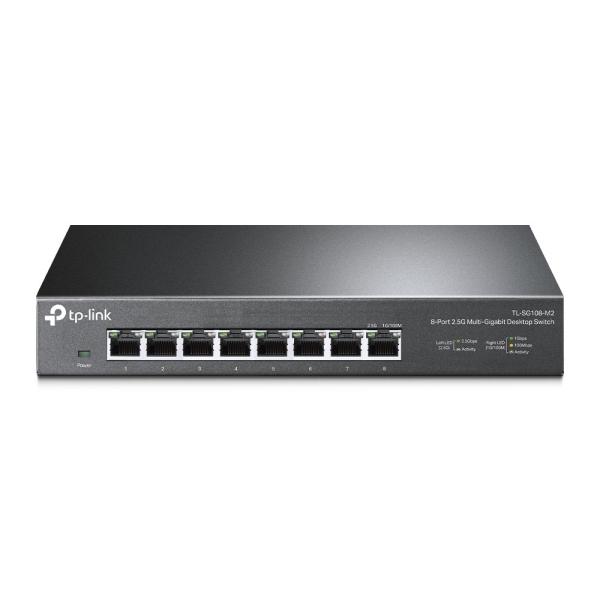 Imagen 1 del producto “Switch TP-LINK TL-SG108-M2 - Negro, 8 ”