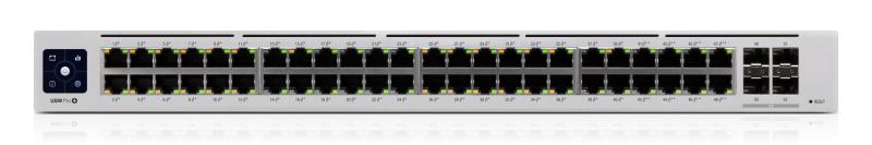 Imagen 1 del producto “Switch USW-Pro-48-POE Gen2 Ubiquiti Networks - Capa 3 de 48 puertos PoE 802.3at/bt + 4 puertos 1/10G SFP+, 600W, pantalla informativa ”