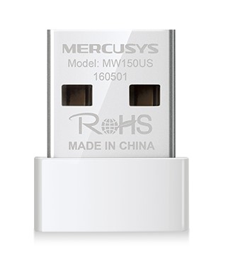 Imagen 1 del producto “ADAP. NANO USB INALÁMBRICO N150150MBPS MERCUSYS MW150US DISEÑO COMPACTO Y SOLUCIÓN CONVENIENTE - ”
