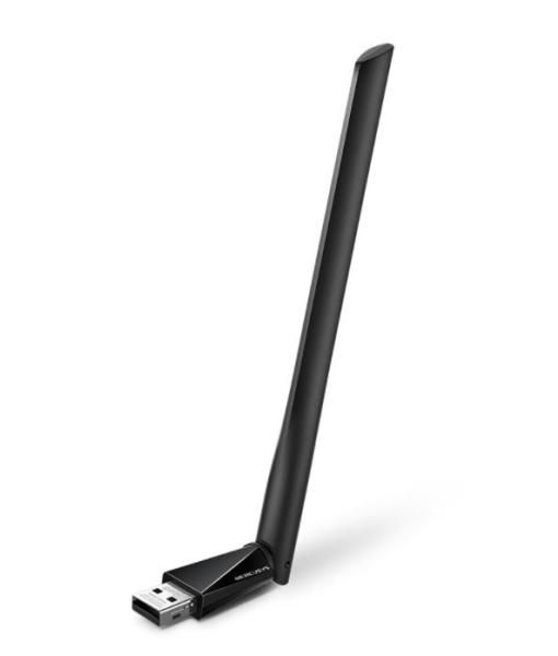 Imagen 1 del producto “ADAP. USB DE ALTA GANANCIA INALÁMBRICO PARA AUMENTAR LA VELOCIDAD DE LA RED AC650 MERCUSYS MU6H - ”