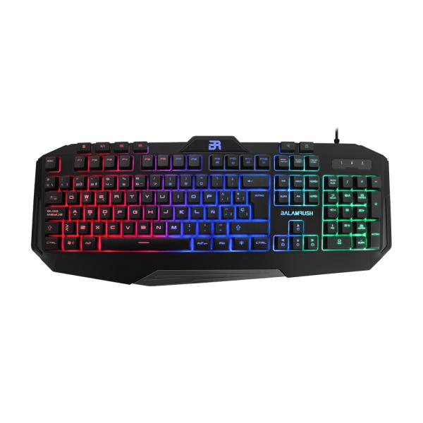 Imagen 1 del producto “Teclado Gaming Gunfire Balam Rush Teclas macr Balam Rush BR-929639 - USB, Negro ”