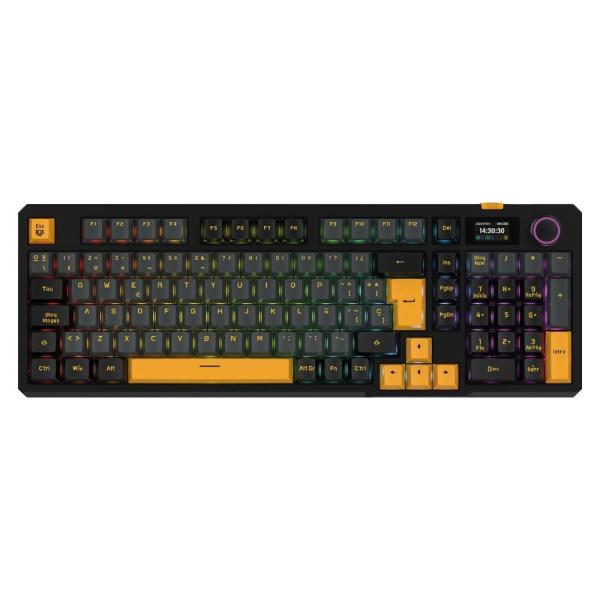 Imagen 1 del producto “Teclado Gamer Inalámbrico DEFEAT LEVEL GK3 Balam Rush Pantalla Inteligente IPS 1.14 pulgadas - ”