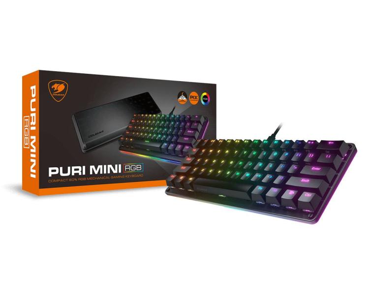 Imagen 1 del producto “Teclado COUGAR PURI MINI MECANICO RGB (37PRMRM1MI.0002) Switches-Mecánico - ”