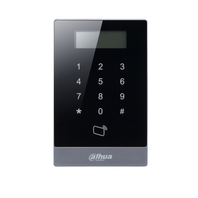Imagen 1 del producto “DAHUA ASI1201A-D Teclado Touch para Acceso con Pantalla LCD/ID/independiente/ 30 - 000 Us/ 150, 000 Registros/Desbloqueo con Pass y Tarj/ TCP/IP/ RS-485 ”