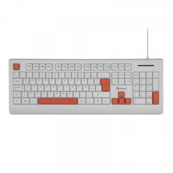 Imagen 1 del producto “GETTTECH TECLADO BLANCO GGK-ESMWR-02-WH - ”