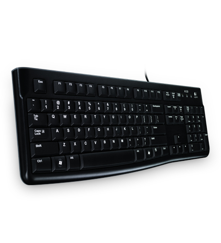 Imagen 1 del producto “Teclado LOGITECH K120 - USB, PC/server, Negro ”