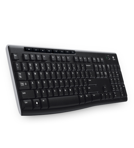 Imagen 1 del producto “Teclado Inalámbrico LOGITECH K270 - RF inalámbrico, Inalámbrico, PC/server, Negro ”