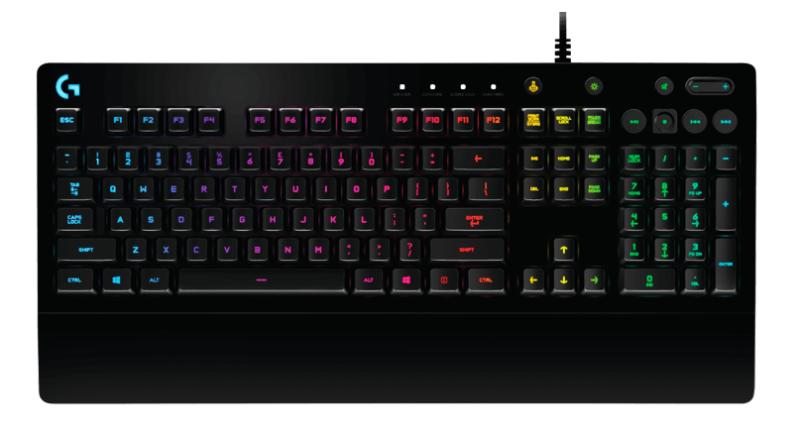 Imagen 1 del producto “Teclado Gaming LOGITECH G213 PRODIGY - USB, QWERTY, Inglés, Negro, Multicolor ”