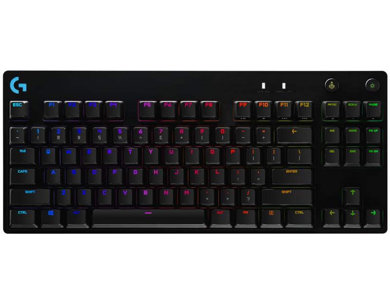 Imagen 1 del producto “Teclado Mecánico Gaming LOGITECH PRO - USB, Estándar, Inglés, Negro, RGB ”