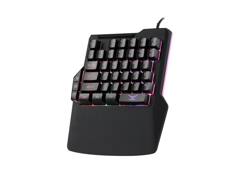 Imagen 1 del producto “Teclado ONE HANDRGB ATHERIS NACEB TECHNOLOGY NA-0938 - ”