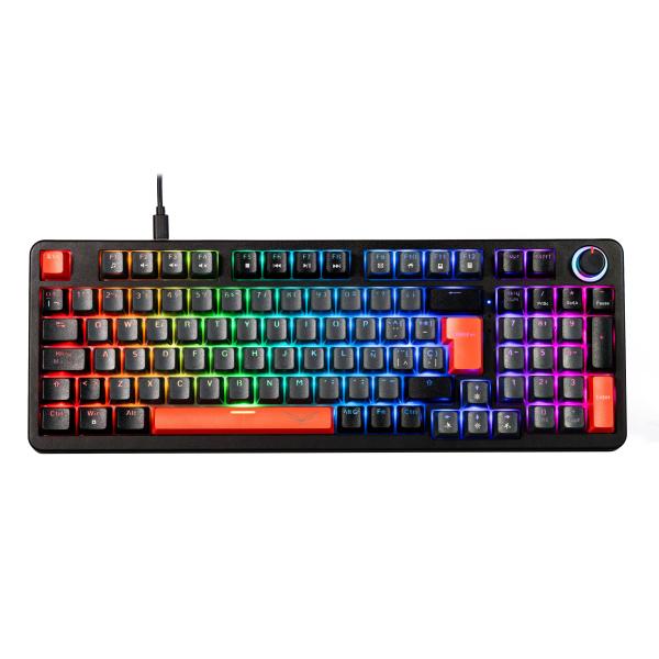 Imagen 1 del producto “NACEB TECLADO MECANICO GAMER SWITCH RGB RED PHYTON NA-0972N - ”