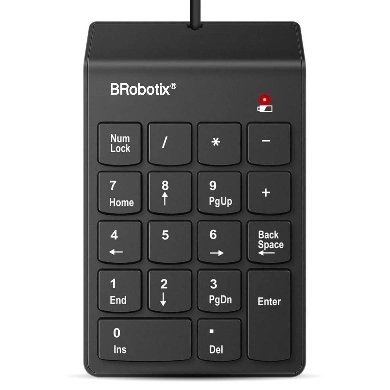 Imagen 1 del producto “TECLADO NUMÉRICO USB (963234) - Brobotix ”