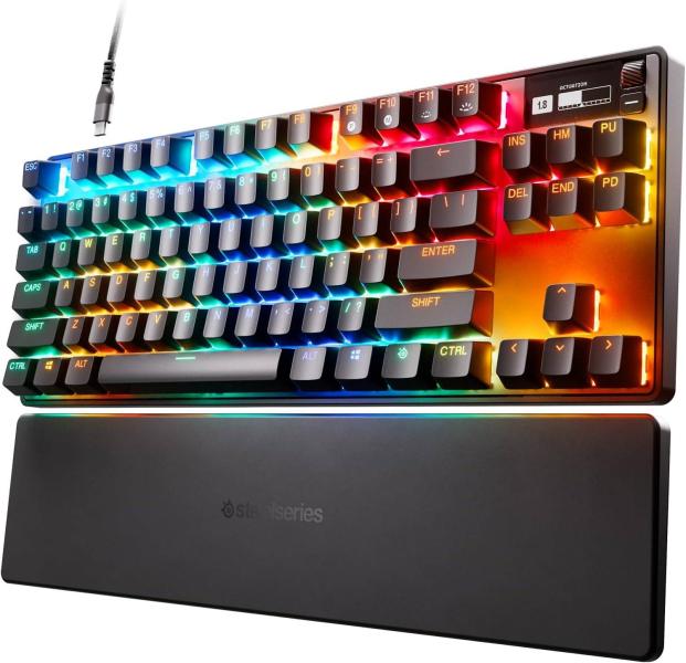 Imagen 1 del producto “SteelSeries Apex Pro TKL 2023 Ed.- Teclado mecánico para Juegos más rápido del Mundo - ”
