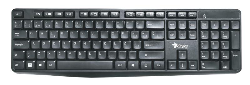 Imagen 1 del producto “Teclado Inalambrico Stylos. STPTEC4B - ”