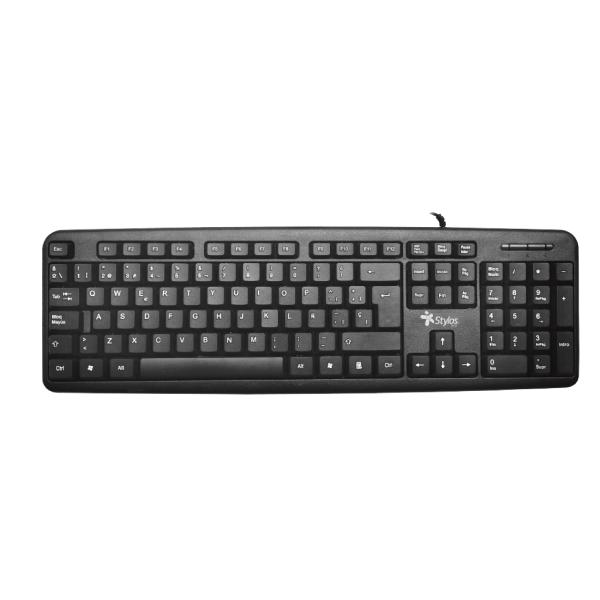 Imagen 1 del producto “Teclado Alambrico Stylos. STPTEC5B - ”