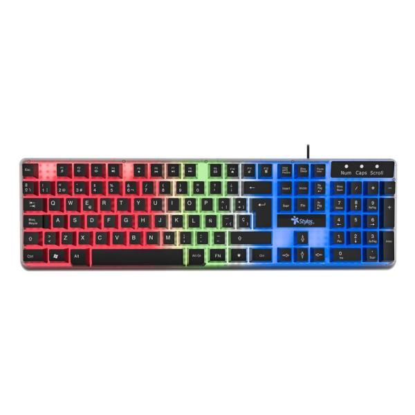 Imagen 1 del producto “Teclado ALAMBRICO PTEC6 Negro. STTEALLED1T. - ”