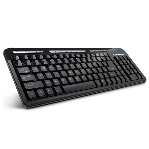 Imagen 1 del producto “Teclado VORAGO KB-202 - USB, Alámbrico, Negro ”