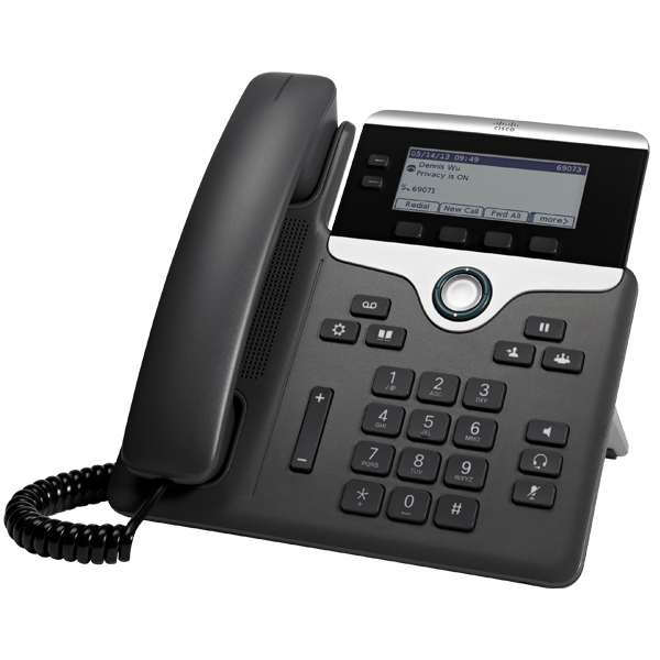 Imagen 1 del producto “Teléfono IP CISCO CP-7821-K9= - Si, 2 líneas, Negro ”