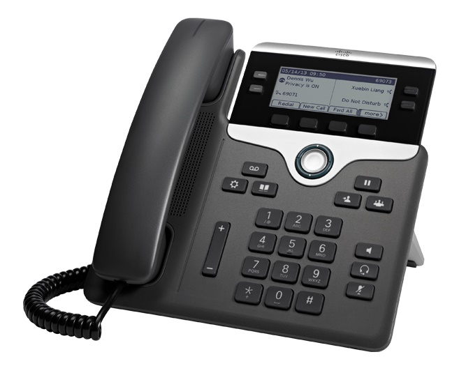 Imagen 1 del producto “Teléfono  CISCO CP-7841-K9= - Escritorio, Negro/Plata, Si, Si, LCD ”