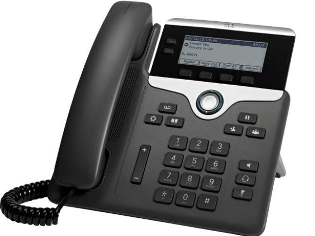 Imagen 1 del producto “Teléfono  CISCO CP-7811-K9= - Escritorio, Negro/Plata, Si, Si, LED ”