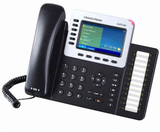 Imagen 1 del producto “Teléfono IP de 6 líneas con 6 cuentas SIP - Gigabit con Poe, conferencia de 5 vías, SIP, Bluetooth, incluye su fuente de alimentación ”
