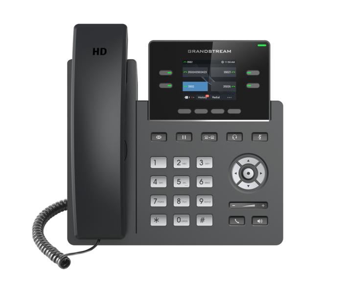 Imagen 1 del producto “Teléfono IP de 4 líneas con 4 cuentas SIP - Audio HD, SIP, Ethernet con Poe pero NO incluye su fuente de alimentación ”
