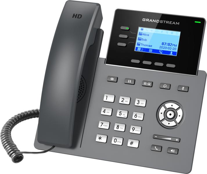 Imagen 1 del producto “Teléfono IP de 3 líneas con 6 cuentas SIP - conferencia de 5 vías, GDMS, Gigabit Sin Poe pero SI incluye su fuente de alimentación ”