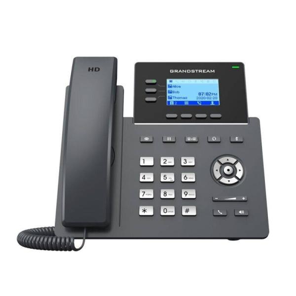 Imagen 1 del producto “Teléfono IP de 3 líneas con 6 cuentas SIP - conferencia de 5 vias, GDMS, Gigabit con Poe pero NO incluye su fuente de alimentación ”