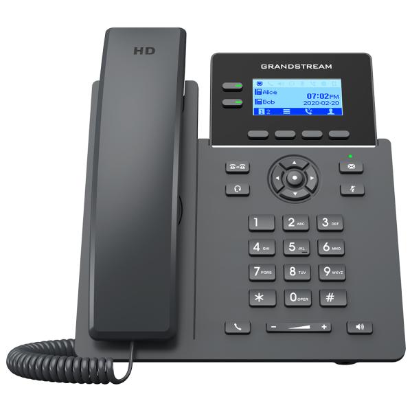 Imagen 1 del producto “Teléfono IP de 2 líneas con 4 cuentas SIP - conferencia de 5 vías, iFi, Ethernet con Poe pero NO incluye su fuente de alimentación ”