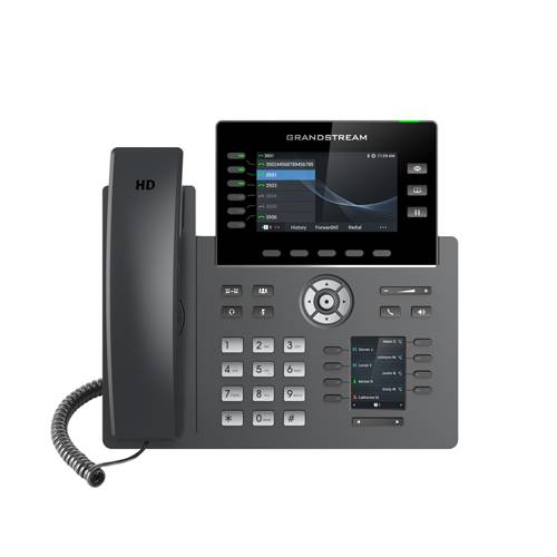Imagen 1 del producto “Teléfono IP grado operador de 6 líneas con 6 cuentas SIP - WiFi, Dos pantallas LCD, Bluetooth, GDMS, Gigabit con Poe ”