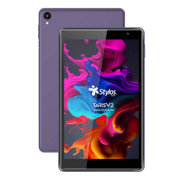 Imagen 1 del producto “Tableta 8 pulgadas 2+32GB Morada con funda Stylos. STTA81M - ”