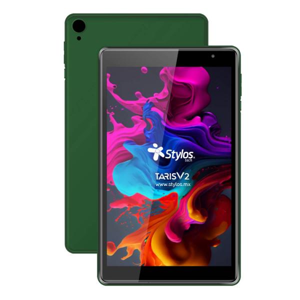 Imagen 1 del producto “Tableta 8 pulgadas 2+32GB Verde con funda Stylos. STTA81V - ”