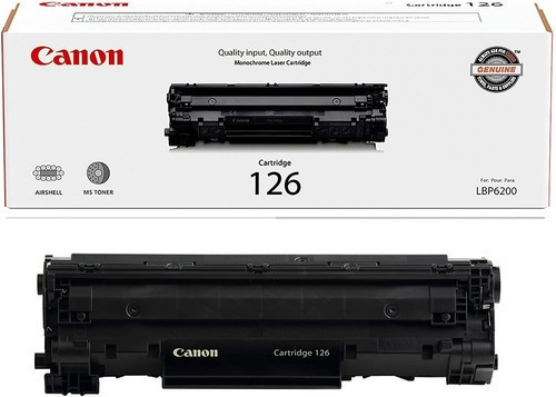 Imagen 1 del producto “Toner  CANON 126 BK - Laser, 2100 páginas, Negro, imageCLASS LBP6200 ”